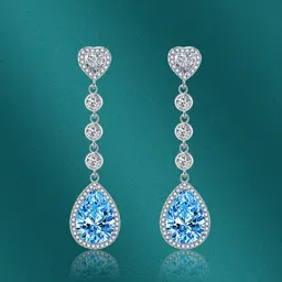 Designs & You Teardrop Shaped Drop Earrings-57