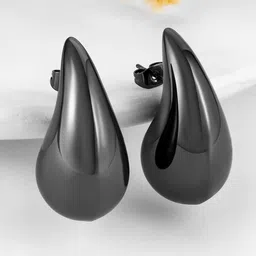 Krelin Stainless Steel Teardrop Shaped Drop Earrings-picture-50
