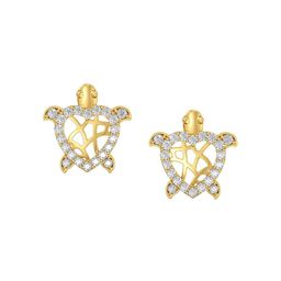 Joyalukkas Girls 22KT Gold Gem Stone Studded Earrings- 1.92gm-image-69