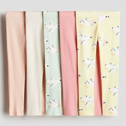 H&M 5-Pack Cotton Leggings-image-21