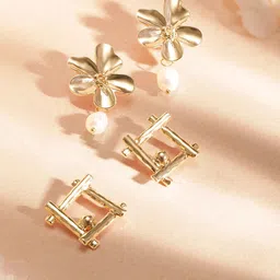 TOKYO TALKIES X rubans FASHION ACCESSORIES Set Of 2 Artificial Beads-Beaded Studs Earrings-19