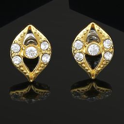 Estele Gold-Plated Classic Studs Earrings-image-55
