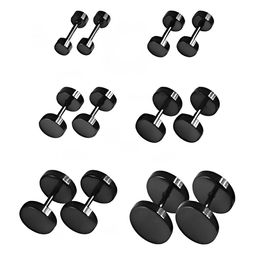 KARISHMA KREATIONS Unisex Contemporary Dumbells Studs Earrings-image-82