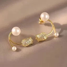 Jewels Galaxy Artificial Stones Contemporary Studs Earrings-image-73