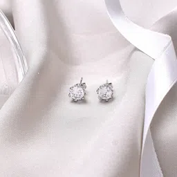 JOKER & WITCH Women Silver-Toned Contemporary Studs Earrings-image-75