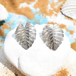 Voylla Rhodium Plated Contemporary Studs-picture-21