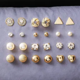 fabula Contemporary Studs Earrings-93