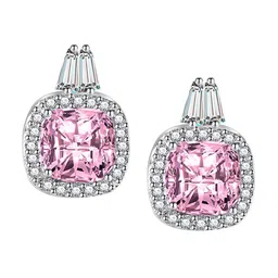 Designs & You Silver-Plated Contemporary Studs Earrings-56
