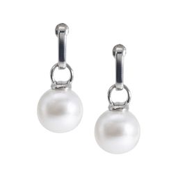 Shining Jewel - By Shivansh Silver-Plated Beaded Drop Earrings-image-38