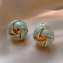 KRYSTALZ Gold-Plated Studs Earrings-0