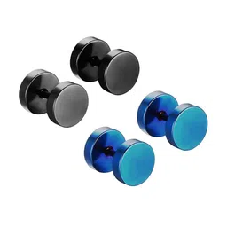 MEENAZ Circular Studs Earrings-7