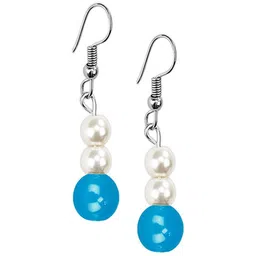 Mikado Silver-Plated Circular Studs Earrings-8
