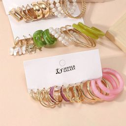 Jewels Galaxy Contemporary Ear Cuff Earrings-image-49