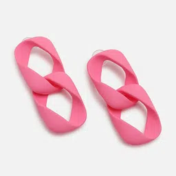 SOHI Geometric Drop Earrings image 3