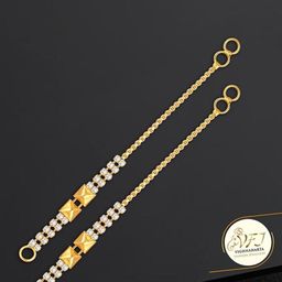 Vighnaharta Set Of 4 Gold-Plated Classic Ear Chains image 2