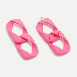 SOHI Geometric Drop Earrings image 4