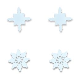 Comet Busters Set Of 2 Stone Studded Reusable Non Piercing Ear Stickers Studs Earrings image 4
