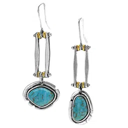 Yellow Chimes Contemporary Drop Earrings image 2