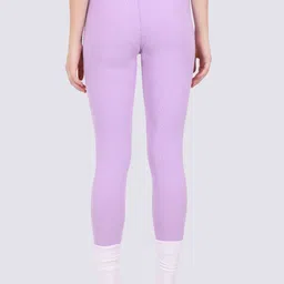 EVERDION Women Lavender Solid Pure Cotton Tights image 5
