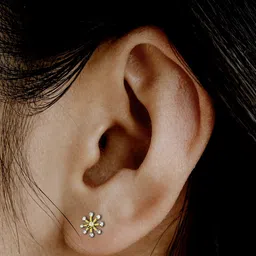 Comet Busters Floral Studs Non Piercing Ear Stickers image 3