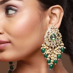 Anouk Gold Plated Contemporary Drop Earrings-40