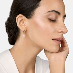 MINUTIAE Gold-Toned Circular Studs Earrings image 5