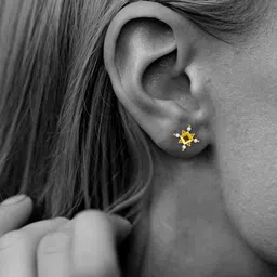 Comet Busters Set Of 2 Non Piercing Stick On Studs Earrings image 3