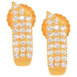 BHIMA 22K Hallmark 916 Purity Yellow Gold Designer Stone Stud-image-76