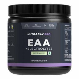 Nutrabay Pro EAA+ Electrolytes,  Lemon Lime  0.55 lb  25 Servings -20