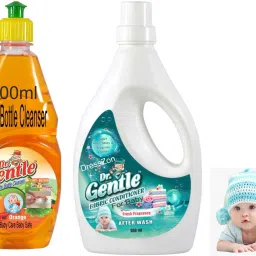 1 Ltr Natural Fabric Conditioner & Softener With 500ml Baby Bottle Cleanser Set-picture-15
