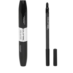 Colorbar Set of Just Smoky Kajal - Just Black 001 & Lash Illusion Lengthening Duo Mascara-9