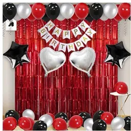 Printed Happy Birthday Decoration kit items Combo - 37 Pcs for Birthday Decor-13