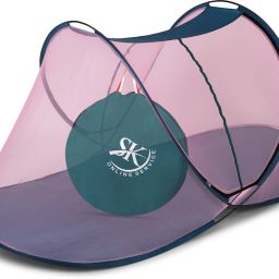 Polyester Adults Washable Polyester Adults Single Bed Foldable Mosquito Net, Macchardani with Cloth base (Size:L x W X H : 7 x 3.5 x 3.16 Feet) Two Side Slider Gate with high Quality Zip Mosquito Net-image-16