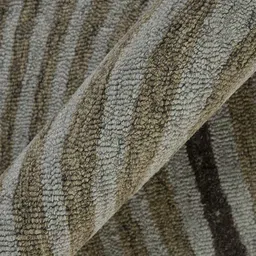 saraswatii global Grey & Brown Geometric-Printed Hand Tufted Rectangular Carpet image 5