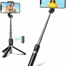 XITARA Bluetooth Selfie Stick/TRIPOD/GIMBAL/MONOPOD 3 Axis Gimbal for Mobile, Camera image 2