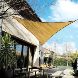 SHADE NET TRIANGEL 10X10X10 Tent - For For UV RESISTANT WITH 90% BLOCK SHADENET FOR ROOFTOP,GARDEN, ,BELCONY 4 SIDE CLIP-picture-13