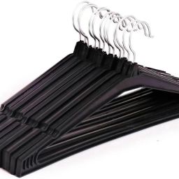 (Heavy) 360 degree Rotating Hook Plastic Shirt Pack of 12 Hangers For Shirt-12