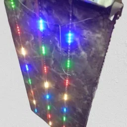 strawhat 54 LEDs 1 m Multicolor Color Changing, Flickering, Steady Strip Rice Lights image 5