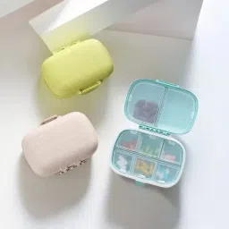 Daily pill organizer 8 compartments portable pill case daily pill organizer Pill Box-image-72