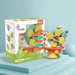 Orapple Spinster for Kids/Baby | 5 in 1 Multipurpose Interactive Play Bath Toy-0