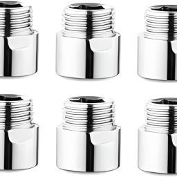 Stainless Steel 1 Inch Extension Nipple for Pipe Fittings, Pack of 6 Faucet Nozzle-picture-17
