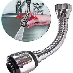 Turbo Flex 360 Degree Rotatory Flexible Sink Water Saving Faucet Nozzle Sprayer Faucet Nozzle-4