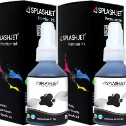 Splashjet BTD60/ BT6000Bk Refill Ink for BR T310, T510, T910, T400W - (70gm x 2Bk) Black Ink Bottle-image-9