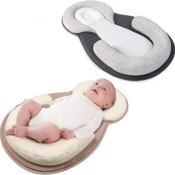 Anti-Rollover Baby Sleep Positioner - Newborn Head Support & Safe Sleep Mat baby sleep positioner Portable Cribs-image-6