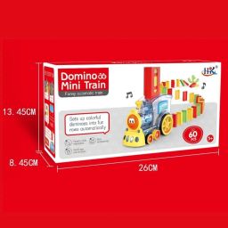 dherik tradworld DOMINO TRAIN HEAVY QUALITY building blocks toys Model Building Kit image 4
