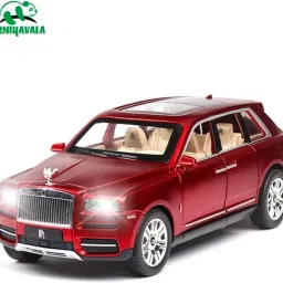 1/24 Diecast Model Toy Car With Sound&Light Pull Back For Rolls Royce Cullinan-image-55
