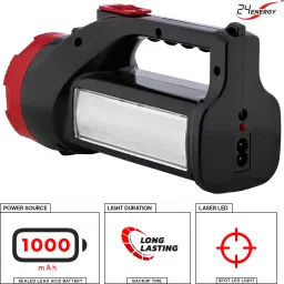 24 energy Long Range Laser Torch with Side SMD Light | Red Torch image 4