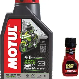 3100 4T GOLD 20W-50(1liter)+Engine flush(50ml) combo Technosynthese (Semi Synthetic)-picture-6