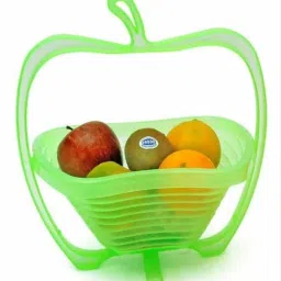 Fruit basket | Plastic | Multi use | Unique design | Beautiful shape Plastic Fruit & Vegetable Basket-image-7