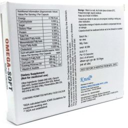 knoll Omega 3 Fish Cod liver oil capsules for Brain, Heart & Joints image 2